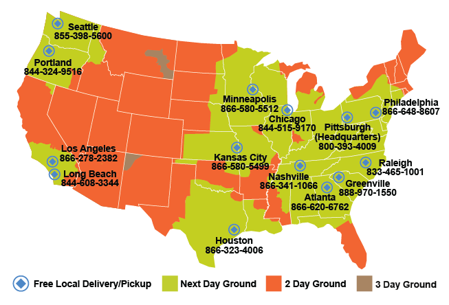 Field Environmental Instruments Locations
