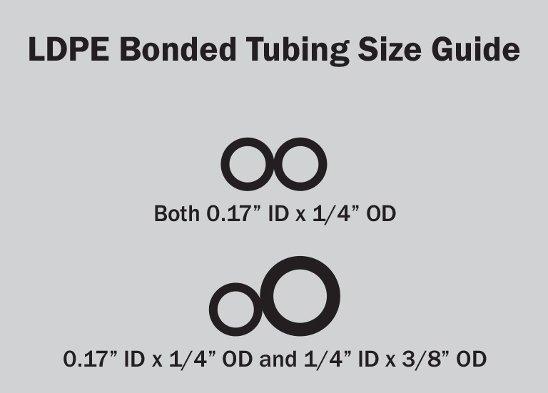 LDPE Tubing Chart