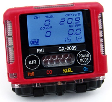 RKI GX-2009 Confined Space Multi-Gas Meter